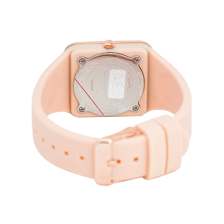 Jam Tangan Alexandre Christie Multifunction AC 2744 BFRRGRG Women Pink Dial Pink Rubber Strap