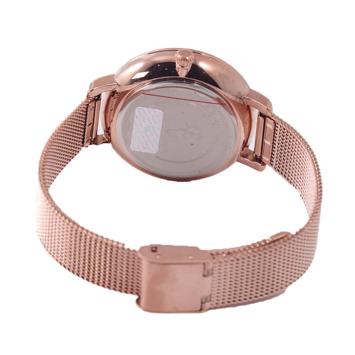 Jam Tangan Alexandre Christie Passion AC 2916 BFBRGLN Women Rose Gold Dial Rose Gold Mesh Strap