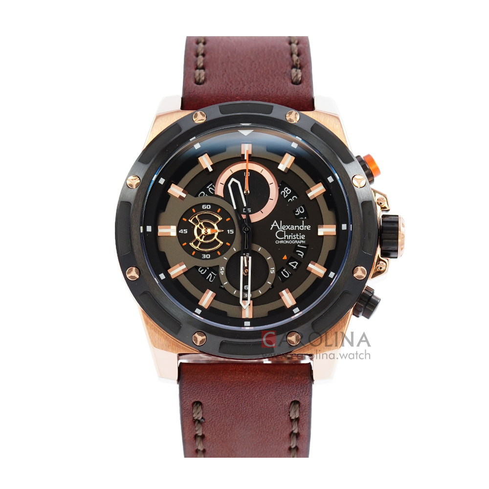 Jam Tangan Alexandre Christie AC 6506 MCLBRBA Pria