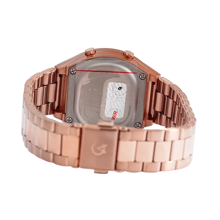 Jam Tangan Alexandre Christie AC 9384 LHBRGBA Women Digital Dial Rose Gold Stainless Steel Strap