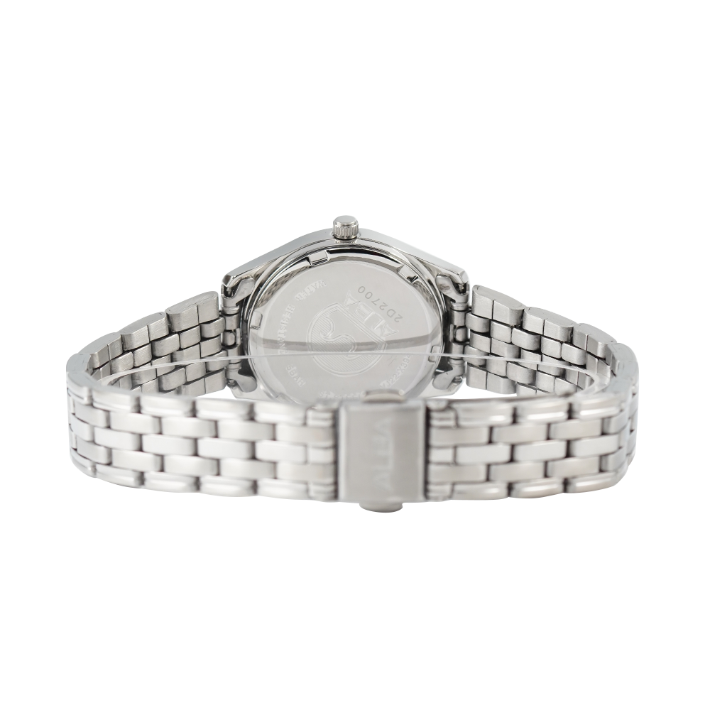 Jam Tangan ALBA AH7BM7X1 Women Silver Dial Stainless Steel Strap