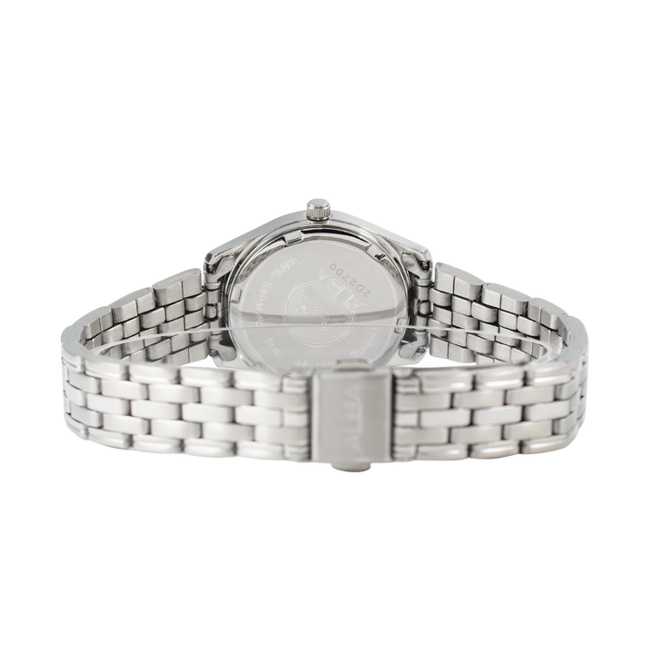 Jam Tangan ALBA AH7BM7X1 Women Silver Dial Stainless Steel Strap