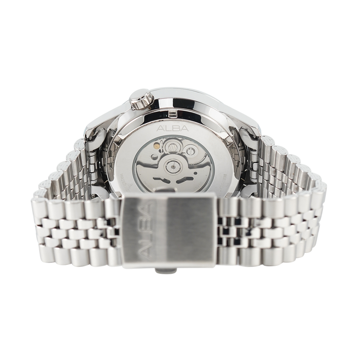 Jam Tangan ALBA AL4191X1 Men Blue Dial Stainless Steel Strap