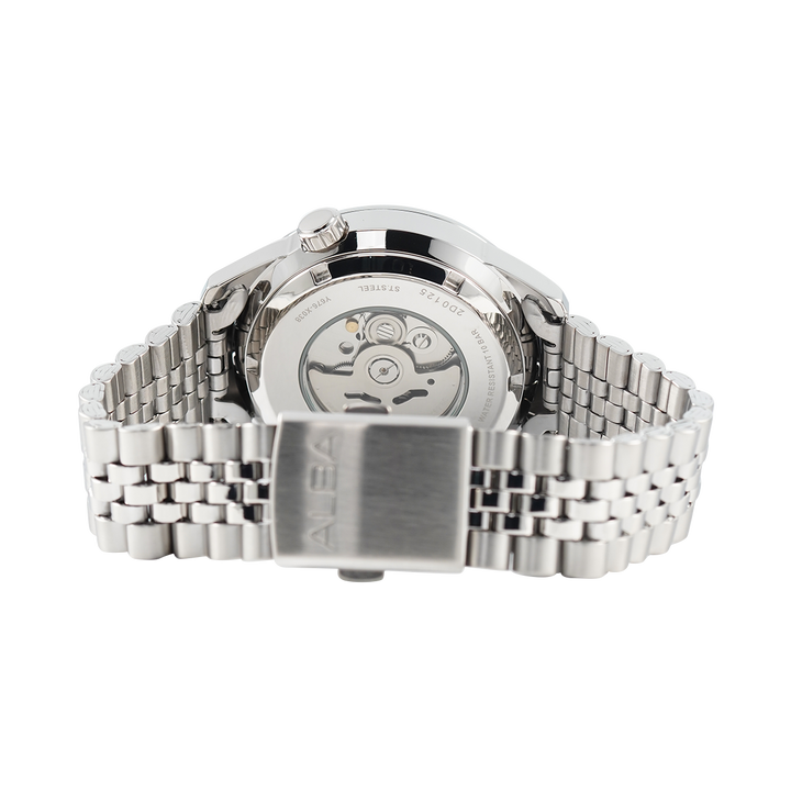 Jam Tangan ALBA AL4195X1 Men Black Dial Stainless Steel Strap
