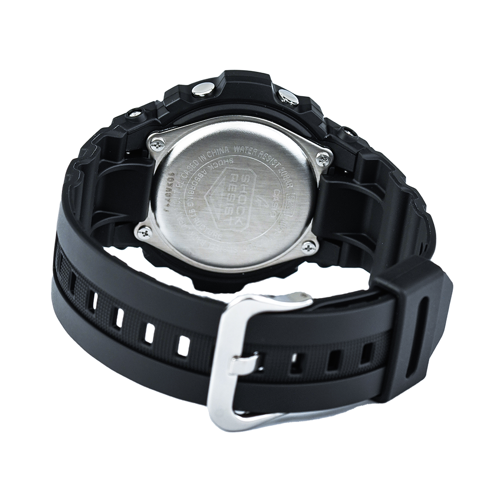 Jam Tangan Casio G-Shock AWR-M100SDC-1A Men Black Digital Analog Dial Black Resin Band