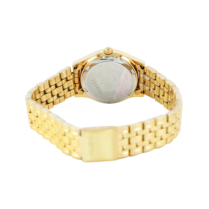 Jam Tangan ALBA AXT850X1 Women Gold Dial Gold Stainless Steel