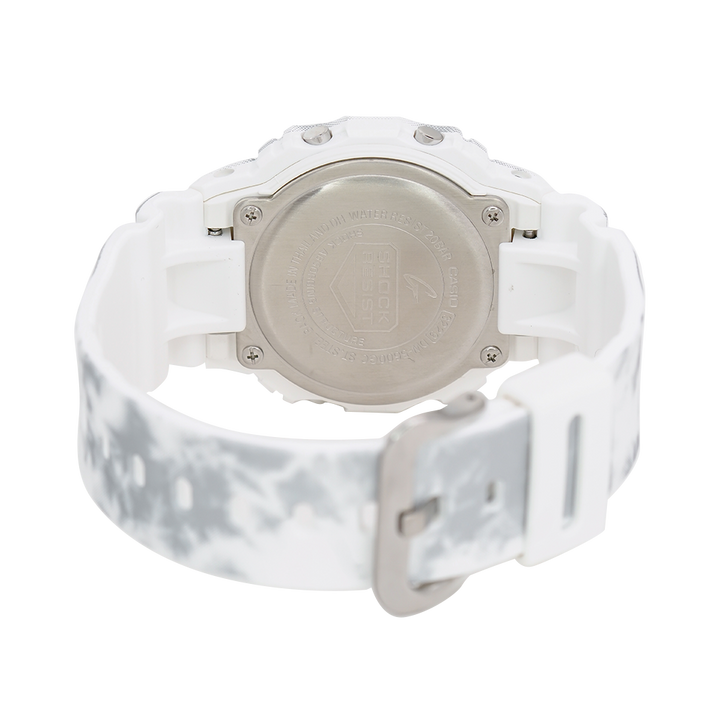 Jam Tangan Casio G-Shock DW-5600GC-7D Men Frozen Forest Digital Dial White Camouflage Resin Band