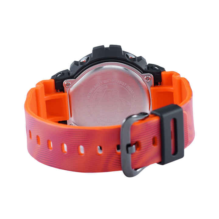 Jam Tangan CASIO G-SHOCK DW-6900TD-4D Men Digital Dial Orange Resin Band