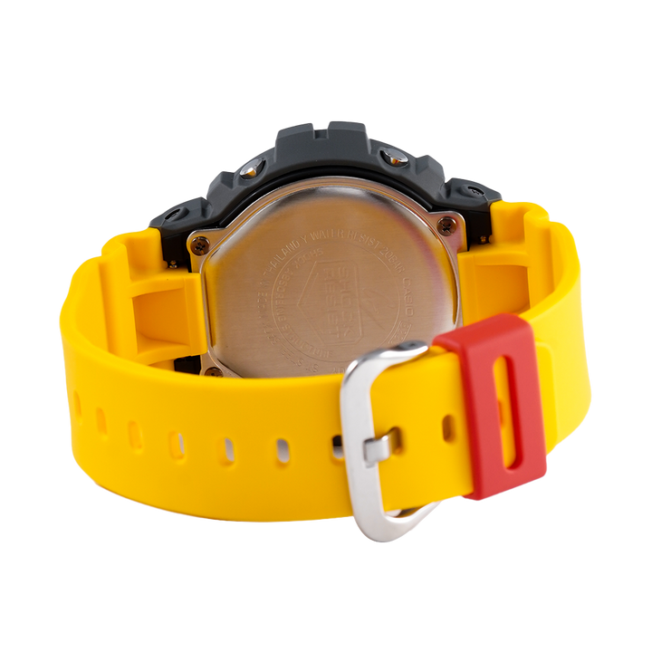 Jam Tangan CASIO G SHOCK DW-6900Y-9D Men Digital Dial Yellow Resin Band