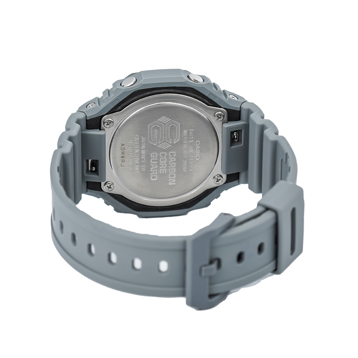 Jam Tangan CASIO G SHOCK GA-2110ET-8A Men CasiOak Grey Digital Analog Dial Grey Resin Band