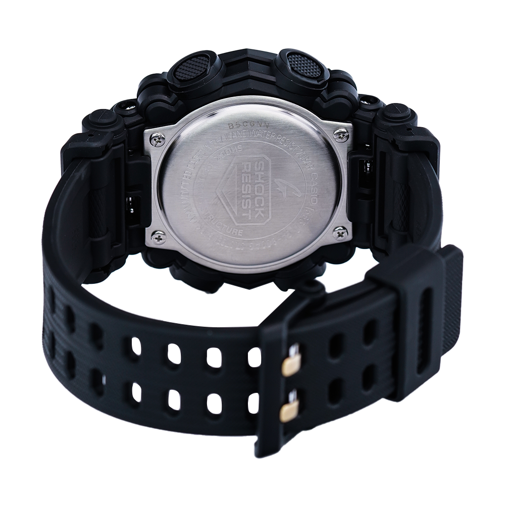 Jam Tangan Casio G-Shock GA-900AG-1A Men The Industrial Style Black Resin Band