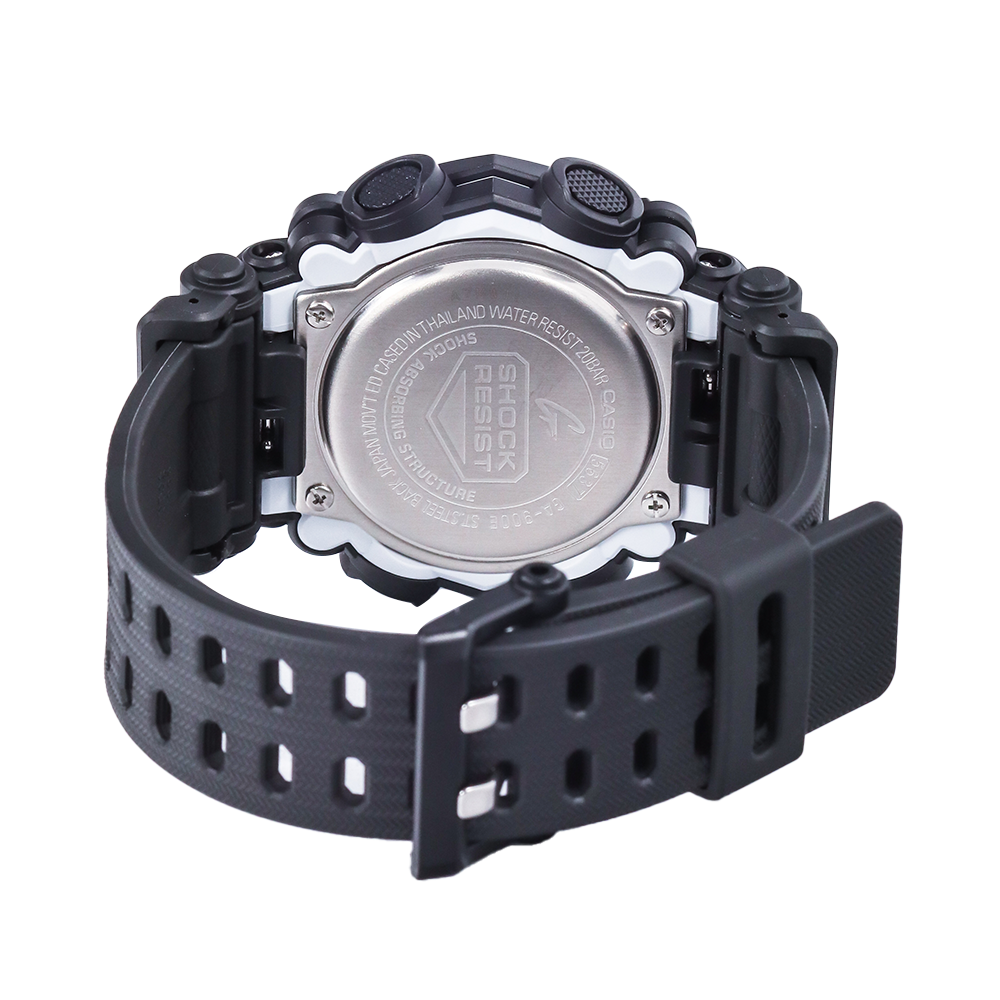 Jam Tangan Casio G-Shock GA-900E-1A3 The Industrial Style Black Resin Band