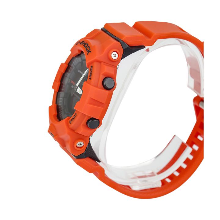 Jam Tangan Casio G-Shock GBA-800-4A Men Black Digital Analog Dial Orange Resin Band