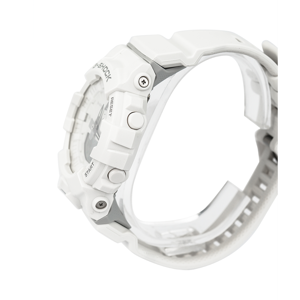 Jam Tangan Casio G-Shock GBA-800-7A Men White Digital Analog Dial White Resin Band