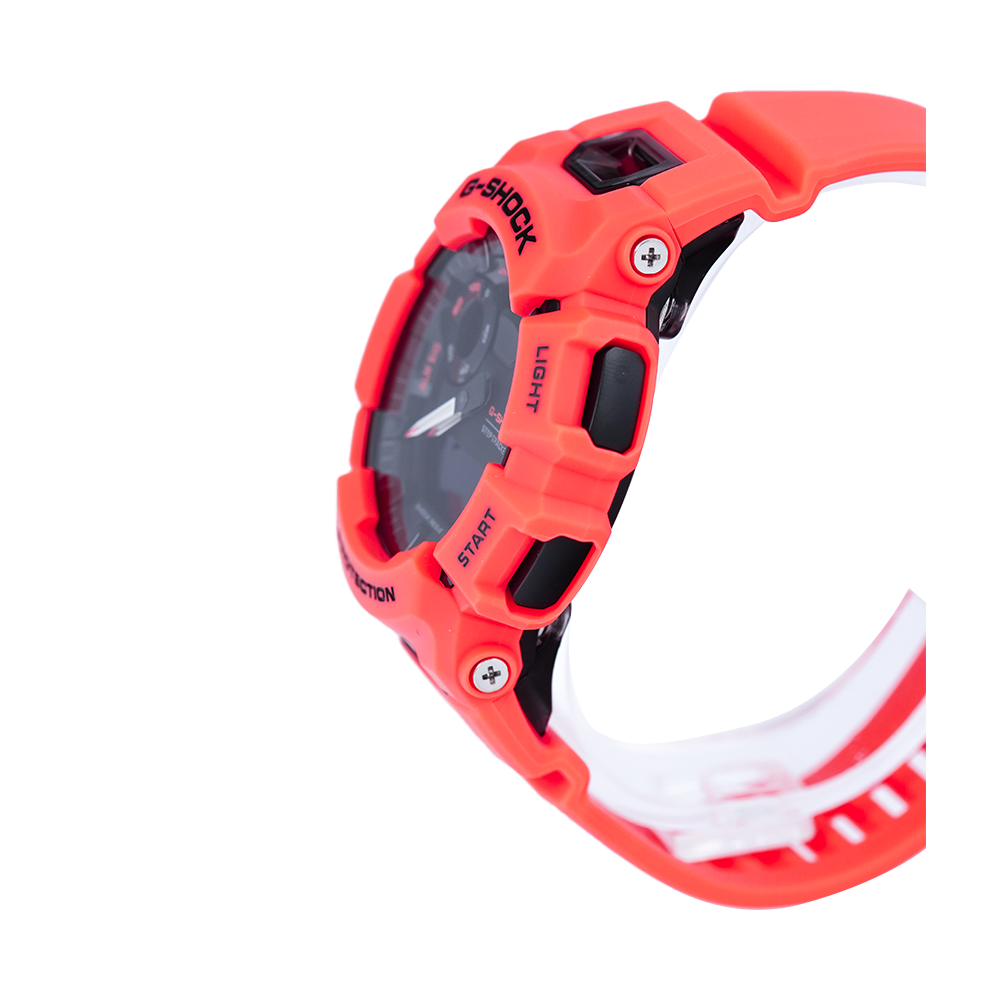 Jam Tangan Casio G-Shock GBA-900-4A Men Black Digital Analog Dial Red Resin Band