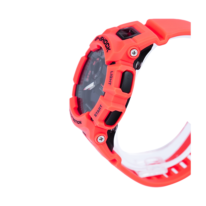 Jam Tangan Casio G-Shock GBA-900-4A Men Black Digital Analog Dial Red Resin Band