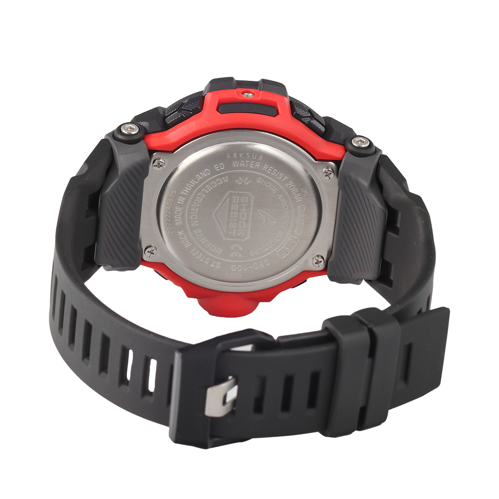 Jam Tangan Casio G-Shock GBD-100-1D G-Squad Men Digital Dial Black Resin Band