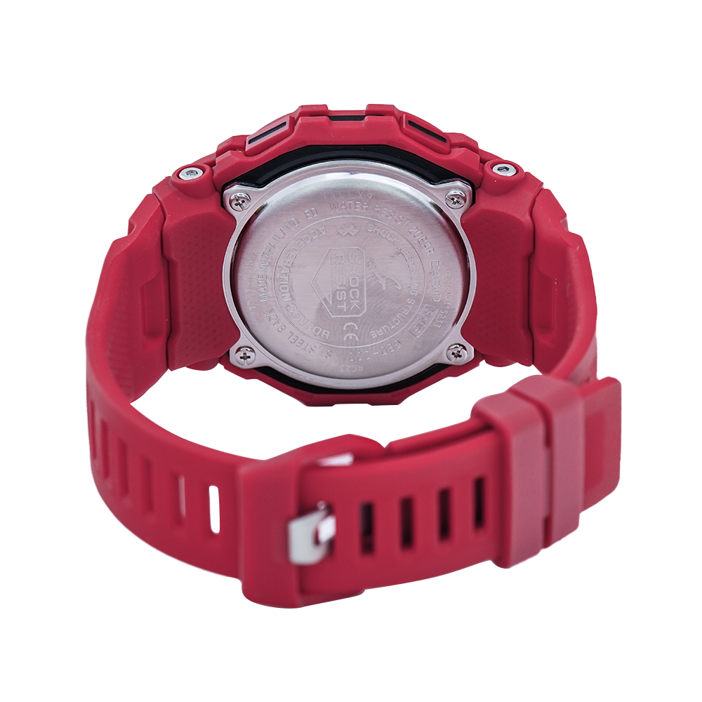 Jam Tangan CASIO G-SHOCK GBD-200RD-4D Men Digital Dial Red Resin Band