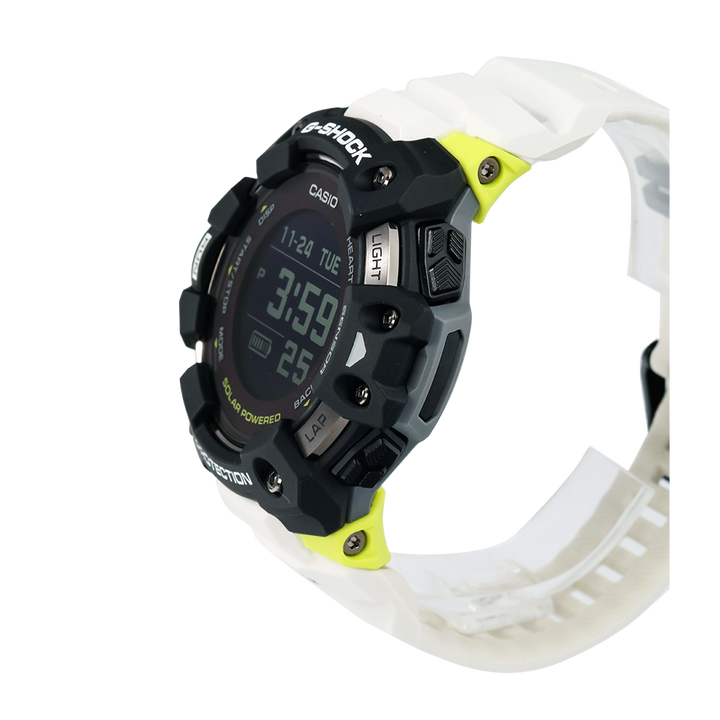 Jam Tangan Casio G-Shock GBD-H1000-1A7 G-Squad Men Digital Dial White Resin Band