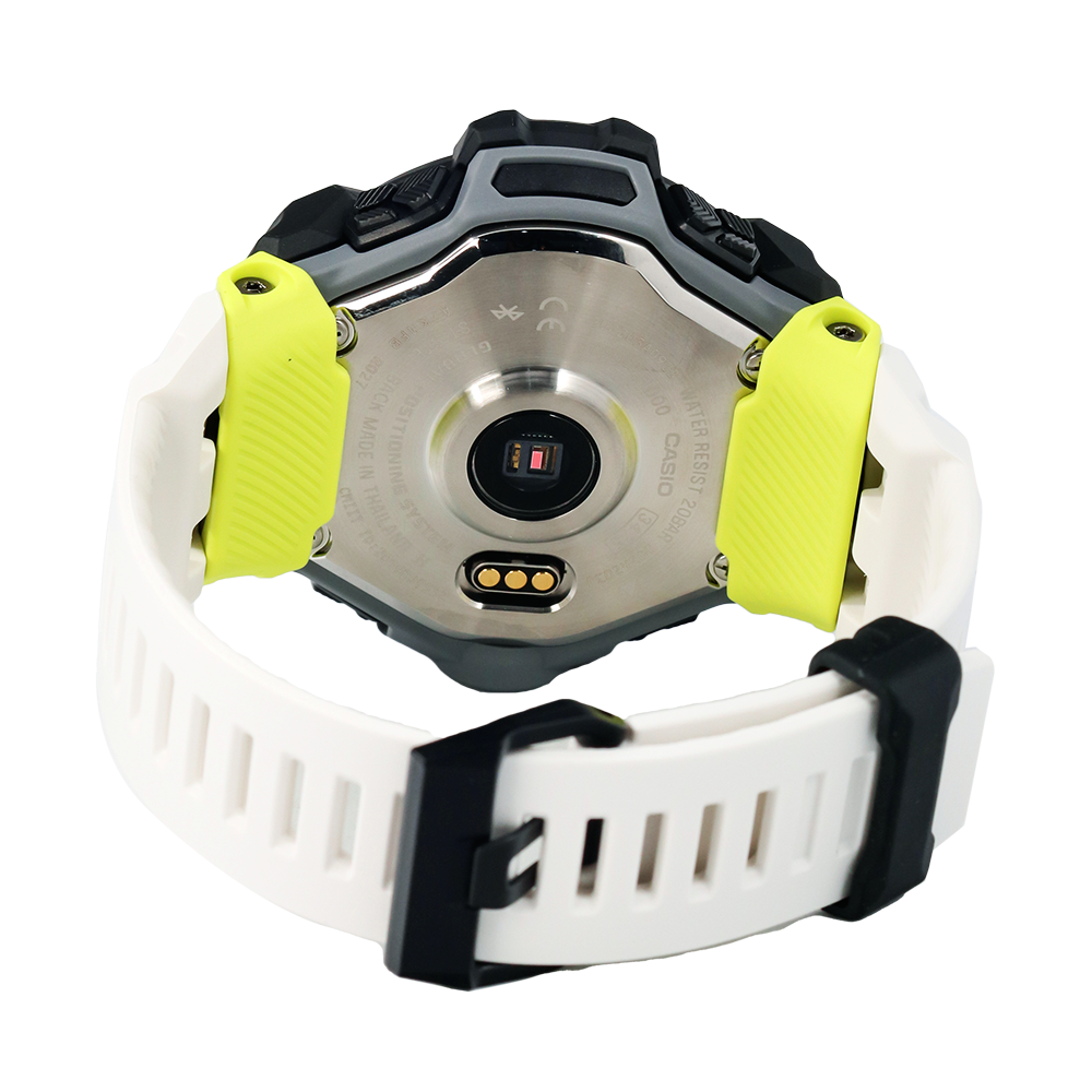 Jam Tangan Casio G-Shock GBD-H1000-1A7 G-Squad Men Digital Dial White Resin Band