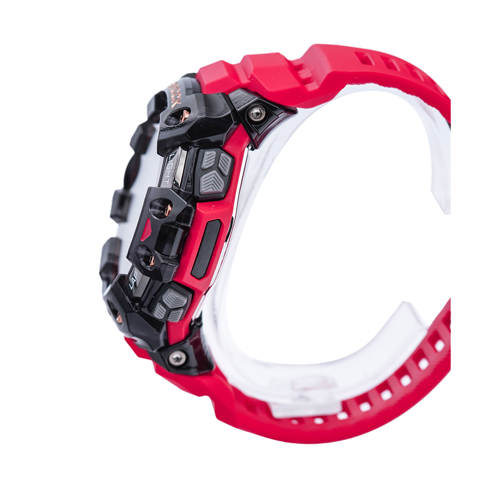 Jam Tangan CASIO G SHOCK GBD-H1000-4A1 Men Digital Dial Red Resin Band