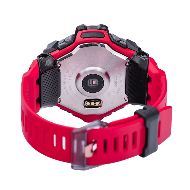 Jam Tangan CASIO G SHOCK GBD-H1000-4A1 Men Digital Dial Red Resin Band