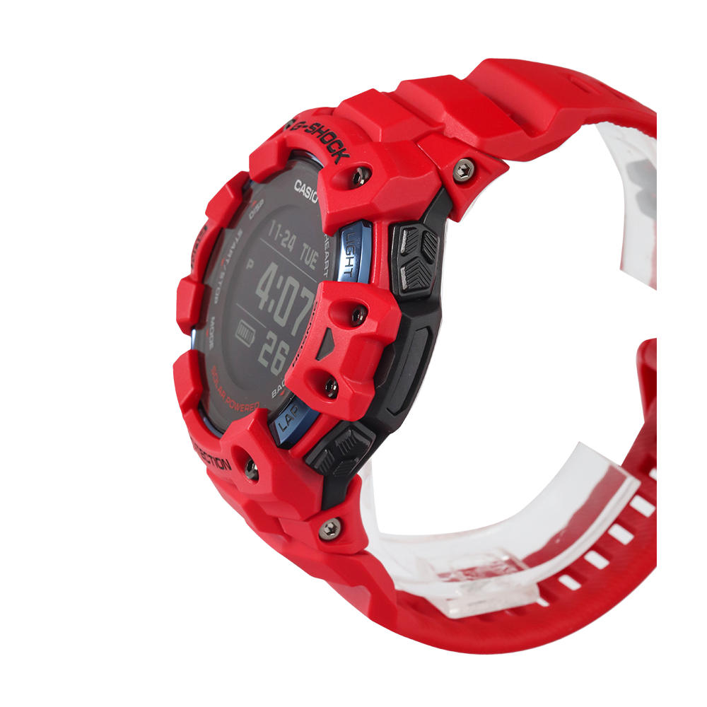 Jam Tangan Casio G-Shock GBD-H1000-4D G-Squad Men Digital Dial Red Resin Band