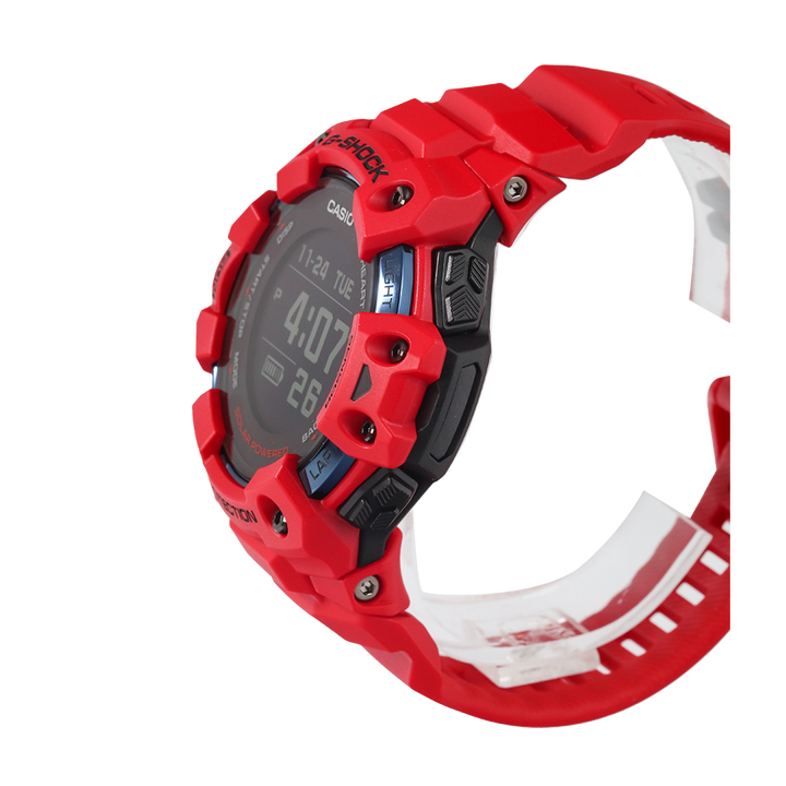 Jam Tangan Casio G-Shock GBD-H1000-4D G-Squad Men Digital Dial Red Resin Band