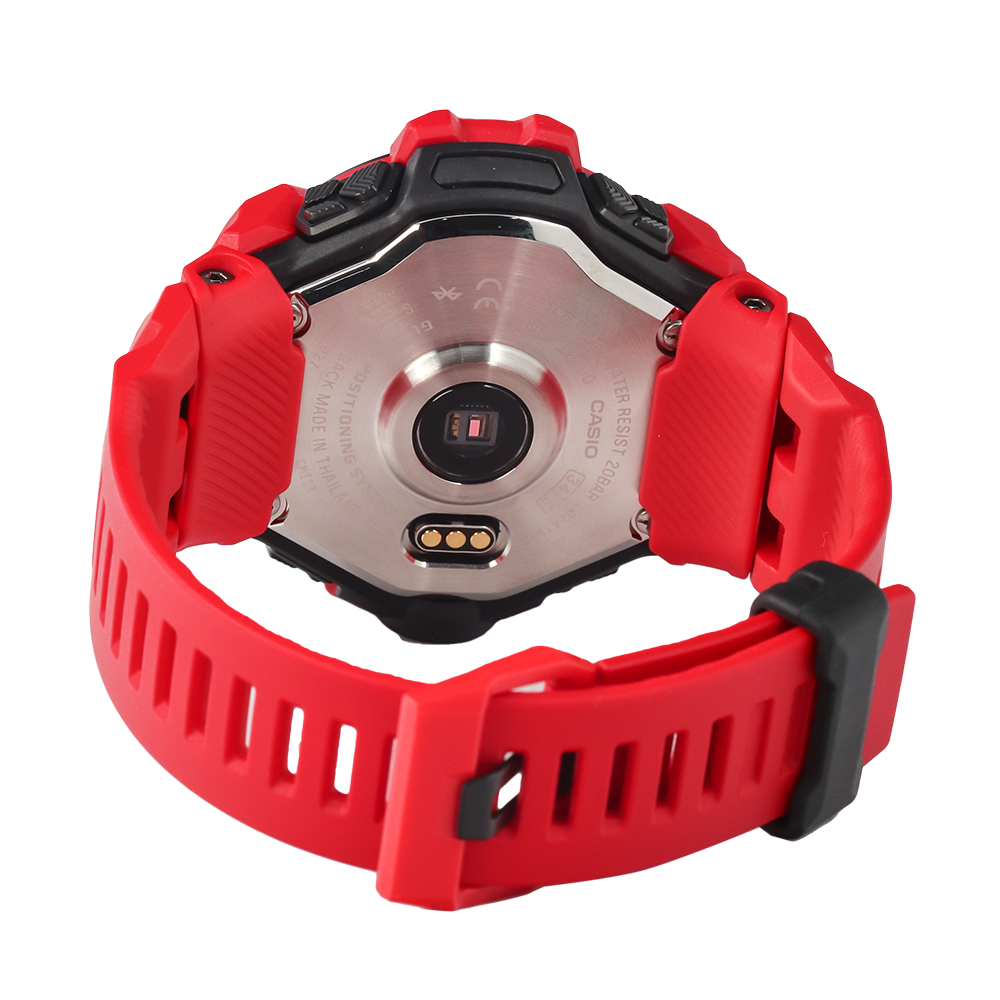 Jam Tangan Casio G-Shock GBD-H1000-4D G-Squad Men Digital Dial Red Resin Band