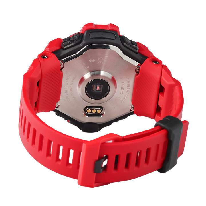 Jam Tangan Casio G-Shock GBD-H1000-4D G-Squad Men Digital Dial Red Resin Band