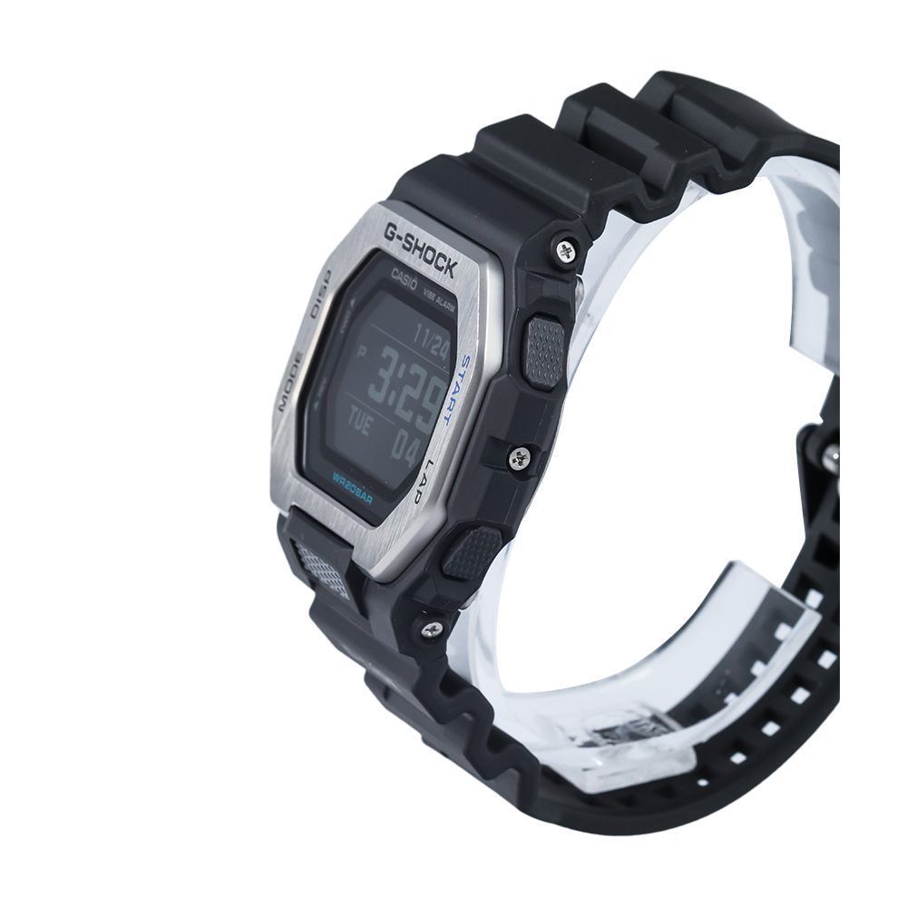 Jam Tangan CASIO G SHOCK GBX-100-1D Men Digital Dial Black Resin Band