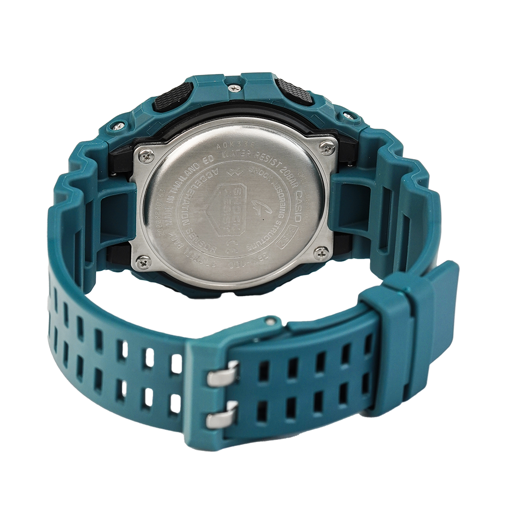 Jam Tangan G-Shock G-Lide GBX-100-2D Men Digital Dial Tosca Resin Band