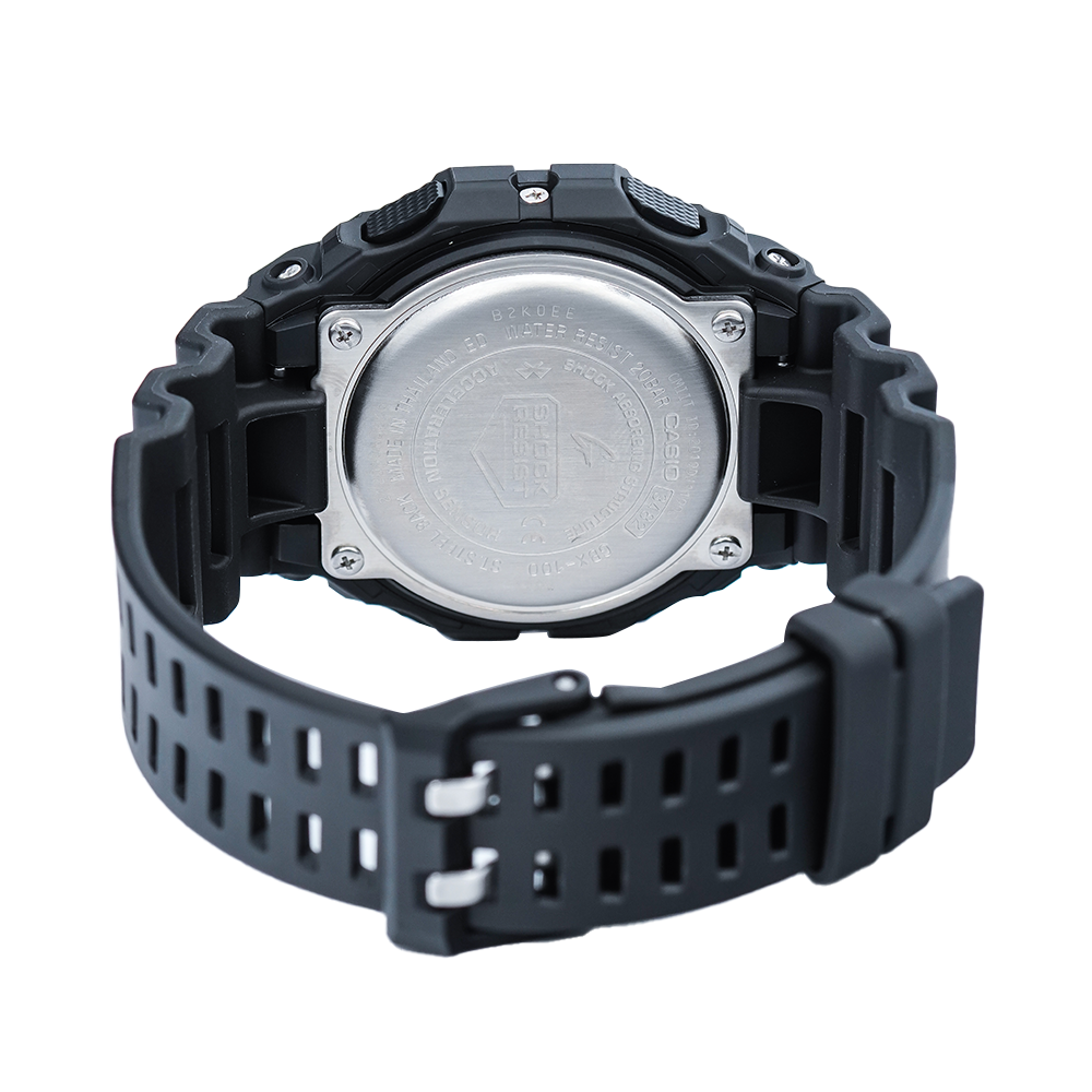 Jam Tangan Casio G-Shock GBX-100NS-4D G-Lide Digital Dial Black Resin Band