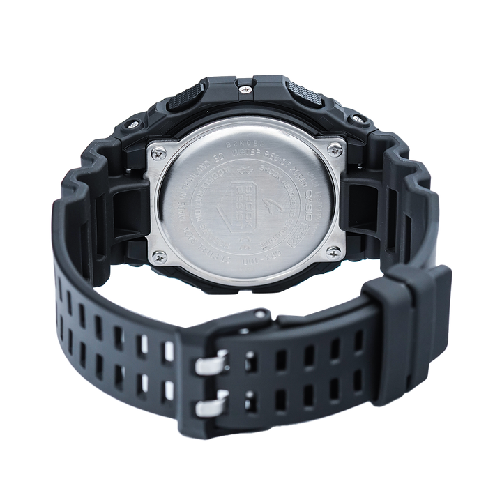 Jam Tangan Casio G-Shock GBX-100NS-4D G-Lide Digital Dial Black Resin Band