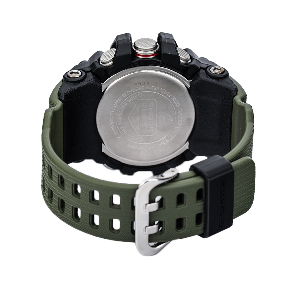 Jam Tangan Casio G-Shock GG-1000-1A3 Men Master Of G-Land Mudmaster Olive Green Resin Band