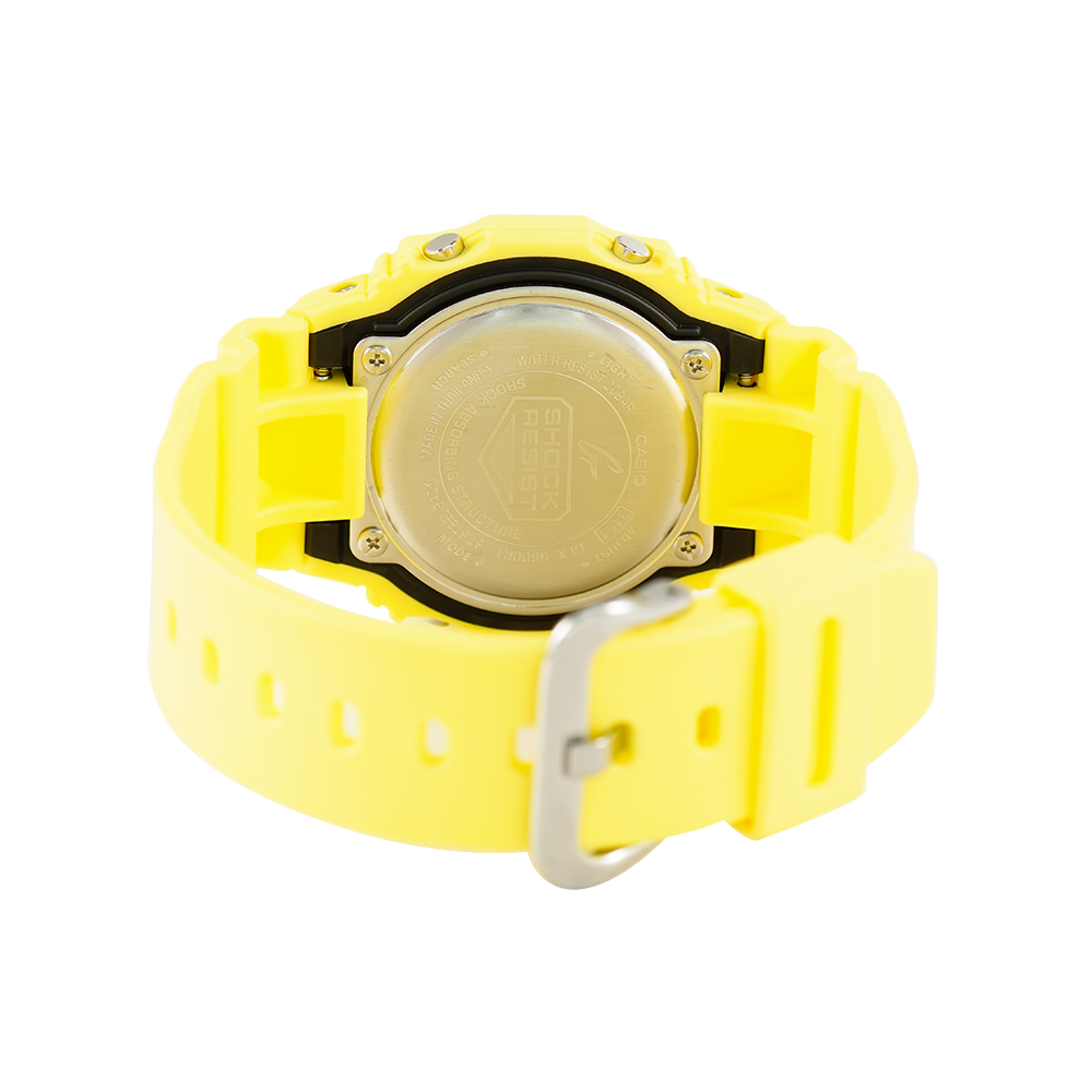 Jam Tangan CASIO G SHOCK GLX-5600RT-9D Men Digital Dial Yellow Resin Band