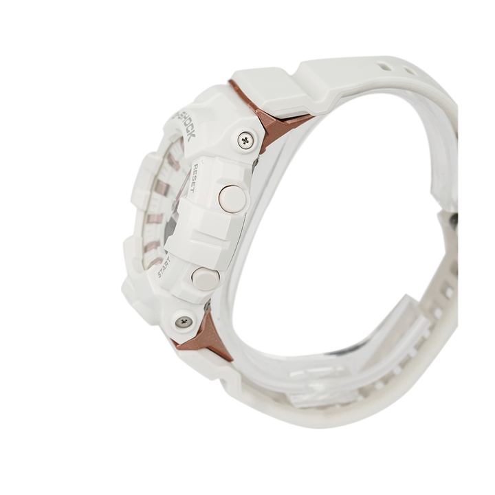 Jam Tangan CASIO G SHOCK GMA-B800-7A Women Digital Analog Dial White Resin Band