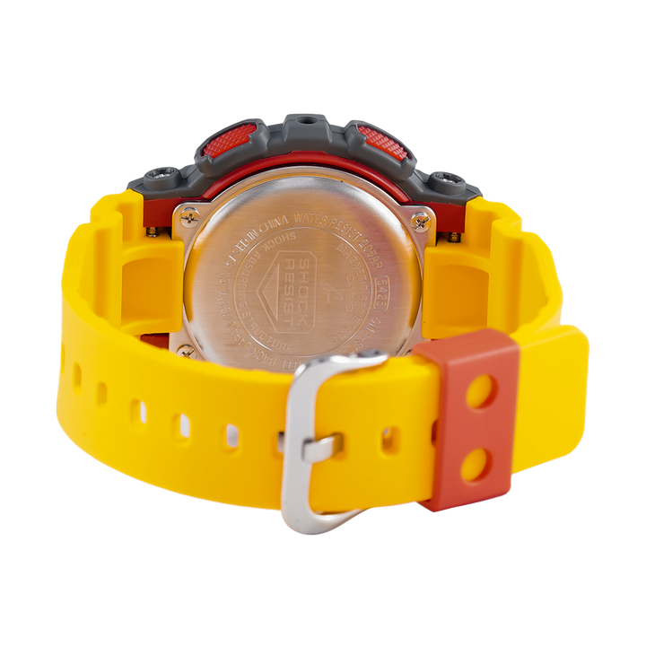 Jam Tangan CASIO G SHOCK GMA-S110Y-9A Women Digital Analog Dial Yellow Resin Band