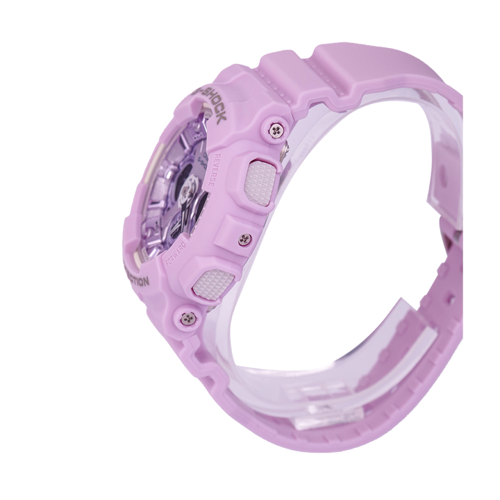 Jam Tangan CASIO G SHOCK GMA-S120DP-6A Unisex Digital Analog Dial Pink Resin Band