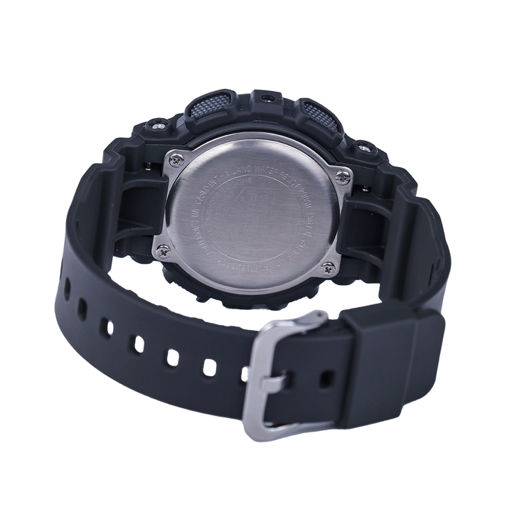 Jam Tangan Casio G-Shock GMA-S140-8A Women Grey Digital Analog Dial Grey Resin Band