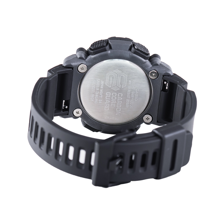 Jam Tangan CASIO G SHOCK GMA-S2200-1A Unisex Digital Analog Dial Black Resin Band