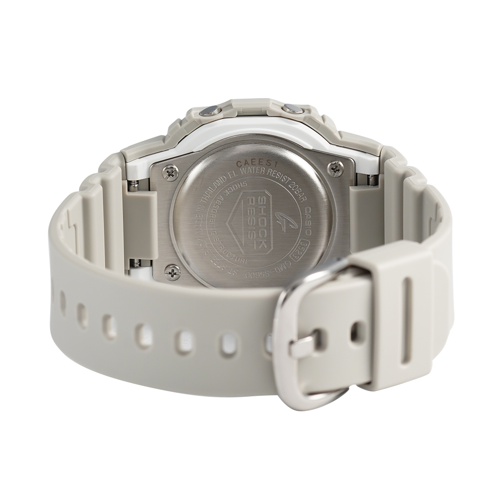 Jam Tangan Casio G-Shock x ITZY GMD-S5600-8D Women Digital Dial White Resin Band