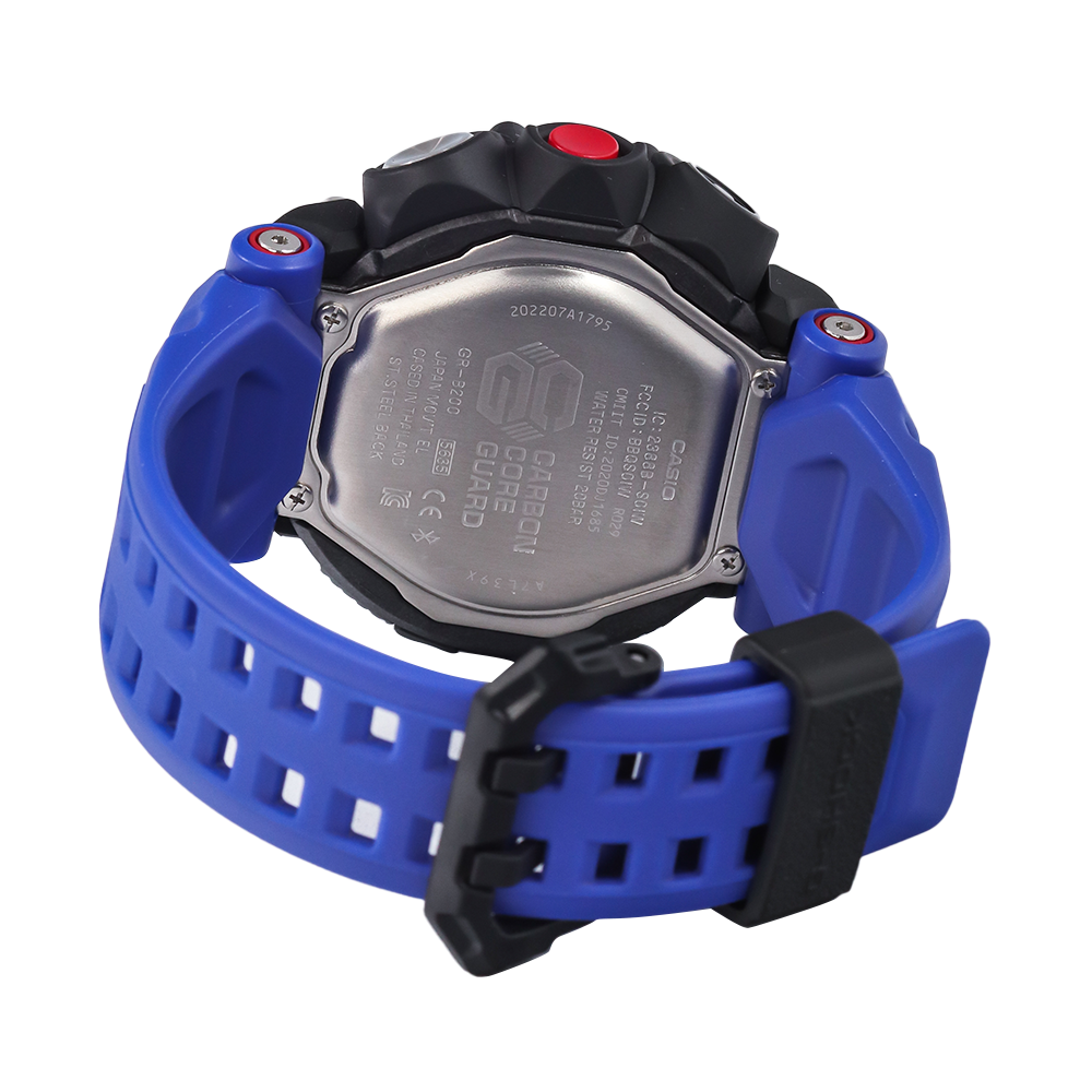 Jam Tangan Casio G-Shock GR-B200-1A2 Men Master Of G-Water Gravitymaster Digital Dial Blue Resin Band