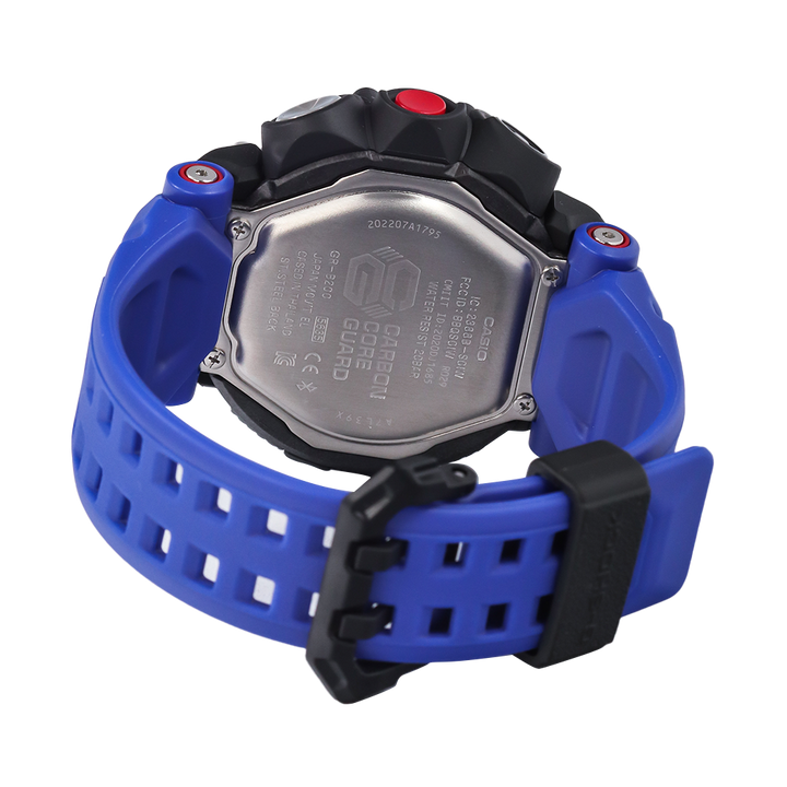 Jam Tangan Casio G-Shock GR-B200-1A2 Men Master Of G-Water Gravitymaster Digital Dial Blue Resin Band