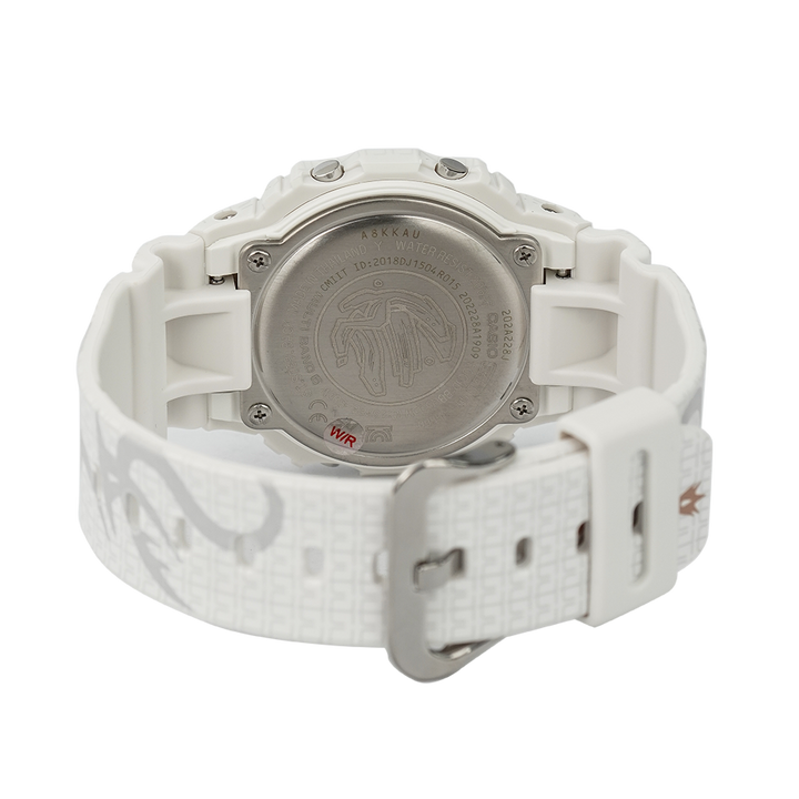 Jam Tangan Casio G-Shock GW-B5600SGZ-7D The Savage Five Series Zhao Yun Men Digital Dial White Resin Band