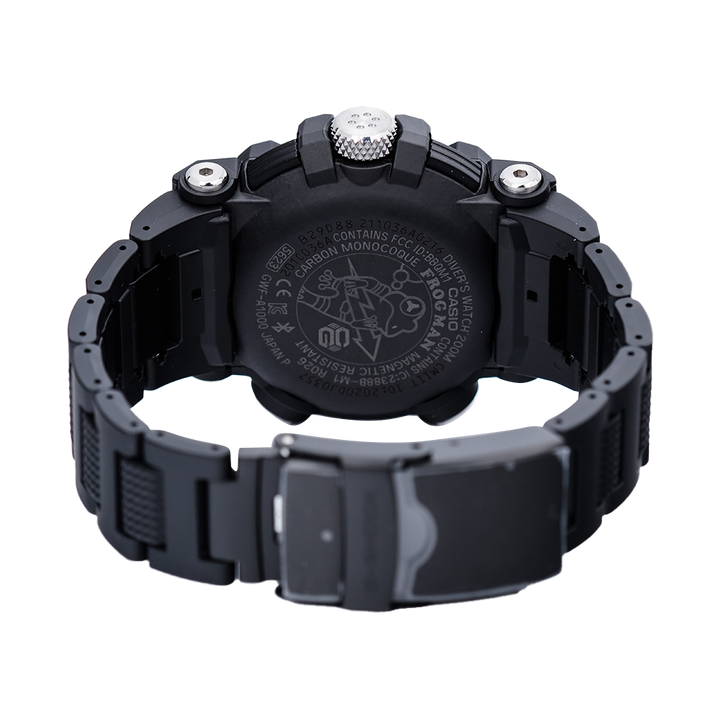 Jam Tangan CASIO G SHOCK GWF-A1000C-1A Men Frogman Tough Solar Black Dial Black Composite Band