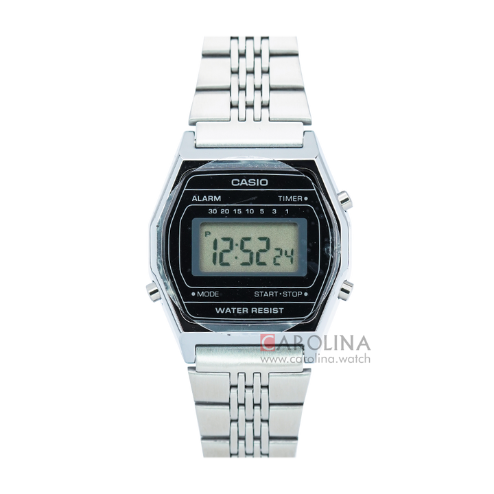 Jam Tangan Casio General LA690WA-1D Women Digital Dial Stainless Steel Band