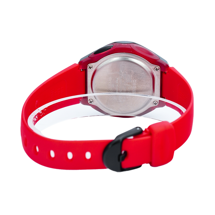 Jam Tangan Casio LW-200-4A Unisex Digital Dial Red Resin Band